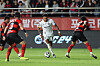 FC Seoul's Jesse Lingard, center, dribbles the ball during a K League 1 match against the Pohang Steelers at Pohang Steelyard in Pohang, North Gyeongsang in a photo shared on FC Seoul's official Instagram account on Monday. [SCREEN CAPTURE]