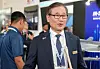 Kang Goo-young, CEO of Korea Aerospace Industries, speaks during an interview with the Defense Ministry’s joint press corps at the LIMA 2025 defense exhibition in Langkawi, Malaysia, on May 21. [KOREA AEROSPACE INDUSTRIES]
