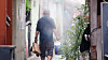 A man walks alone through a street in Yeongdeungpo District, western Seoul, on July 7. [NEWS1]
