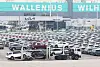 This April 9 file photo shows cars waiting to be exported at a port in the city of Pyeongtaek, Gyeonggi. [YONHAP]