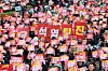 People attend a rally calling for President Yoon Suk Yeol's impeachment over his short-lived martial law imposition. [YONHAP]