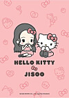 A promotional image for a collaboration between Hello Kitty and Blackpink member Jisoo [SCREEN CAPTURE]
