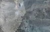 This satellite image provided by Maxar Technologies shows a close up view of holes and craters on a ridge at Fordo enrichment facility in Iran after U.S. strikes, Sunday, June 22, 2025. [AP/YONHAP]