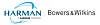 The logos fro Harman International, Samsung Electronic's automotive and audio subsidiary, and Bowers & Wilkins (B&W), a major name in luxury audio [SCREEN CAPTURE]