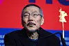 Hong Sang-soo attends a press conference to promote the movie ″What Does that Nature Say to You″ at the 75th Berlinale International Film Festival in Berlin, Germany, on Feb. 20. [REUTERS/YONHAP]