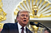U.S. President Donald Trump speaks during an announcement in the Oval Office at the White House in Washington on Sept. 2. [EPA/YONHAP]