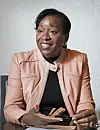 Joy Jones, chief executive officer at the Graduate Management Admission Council, speaks during an interview with the Korea JoongAng Daily at the Four Seasons Hotel in central Seoul on April 2. [PARK SANG-MOON]