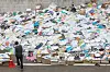 Stacks of discarded test prep books fill the parking lot of a cram school in Seoul on November 14, 2024, the day of the 2025 College Scholastic Ability Test. In Korea, countless books used solely for the college entrance exam are routinely thrown away once the test is over. [NEWS1]