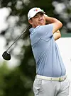 Korea's An Byeong-hun plays his shot from the second tee during the final round of The CJ Cup Byron Nelson at TPC Craig Ranch on Sunday in McKinney, Texas. [GETTY IMAGES]