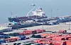 Metal products are stacked at a port in Pyeongtaek, Gyeonggi, on April 3. [YONHAP]