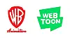 Logos of Warner Bros. Animation and Webtoon Entertainment [EACH COMPANY]
