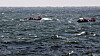Officials search for nine missing crew members from a capsized Chinese fishing boat near Eocheong Island in Gunsan, North Jeolla, on Nov. 10. [GUNSAN COAST GUARD]