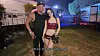 A scene from mixed martial fighter Choo Sung-hoon's YouTube video in which he visits Coachella and meets with girl group Blackpink's Jennie [SCREEN CAPTURE]