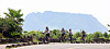 Minister Yu In-chon cycles along the Jeju Fantasy Bibycle Path while developing the Jeju Historical Site Pilgrimage Bicycle Trail [MINISTRY OF CULTURE, SPORTS AND TOURISM]