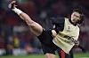 FC Midtjylland forward Cho Gue-Sung warms up ahead of a UEFA Europa League phase match against Nottingham Forest in Nottingham, Britain on Oct. 2. [EPA/YONHAP]