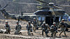 A Surion helicopter is seen with South Korean and American soldiers during a joint training session at a base in Paju, Gyeonggi on March 11. [JOINT PRESS CORPS]