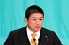 Sanseito Secretary General Sohei Kamiya speaks during a debate with leaders of other political parties at the Japan National Press Club in Tokyo, Japan on July 2. [REUTERS/YONHAP]