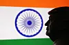 U.S. President Donald Trump and the Indian flag [REUTERS/YONHAP]