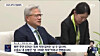 SBS apologized after mistakenly displaying an unrelated subtitle mentioning ″North Korean prison camps″ during a coverage of Nvidia CEO Jensen Huang's remarks on AI on Nov. 1, shown in this image. [SCREEN CAPTURE]