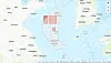 The three no-sail zones designated by China, as reported by Newsweek on April 21 [SCREEN CAPTURE]