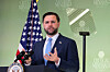 U.S. Vice President JD Vance speaks during the Critical Minerals Ministerial at the State Department in Washington on Feb. 4. [REUTERS/YONHAP]
