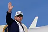 U.S. President Donald Trump boards Air Force One as he departs for Washington at Morristown Municipal Airport in Morristown, New Jersey, on May 25. [REUTERS/YONHAP]