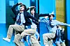 Boy band Riize performs lead track “Fly Up” during a showcase on May 19 at Blue Square in central Seoul for the release of its first full-length album, “Odyssey.” [DANIELA GONZALEZ PEREZ]