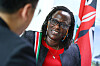 Kenyan Ambassador to Korea Emmy Jerono Kipsoi speaks during an interview with Yonhap News Agency at the Kenyan Embassy in Seoul on Wednesday. [YONHAP]