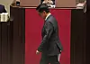 Minister of Economy and Finance Choi Sang-mok exits the main hall of the assembly after a plenary session at the National Assembly in Yeouido, western Seoul, on May 1. [YONHAP]