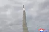 The Democratic People’s Republic of Korea Missile Administration launched strategic sea-to-surface cruise missiles from the Yellow on Oct. 28, citing a test conducted by the Yellow Sea fleet, the Korean Central News Agency reported on Oct. 29. [KOREAN CENTRAL NEWS AGENCY]