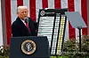U.S. President Donald Trump delivers remarks on tariffs in the Rose Garden at the White House in Washington on April 2. [REUTERS/YONHAP]