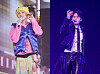Members Key, left, and Minho of boy band SHINee [SM ENTERTAINMENT]