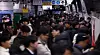 Passengers board and alight from subway line No.1 at Seoul Station in central Seoul on Wednesday, when some employees from the city's subway operator Seoul Metro began a work-to-rule protest. [NEWS1]