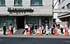 Voters line up to cast their ballots at a polling station set up inside the side annex of Godeokil Hospital in Seocho District, southern Seoul, on June 3, the day of the 21st presidential election. [YONHAP]