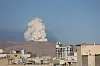 Smoke rises following an Israeli attack in Tehran, Iran, on June 18. [REUTERS/YONHAP]