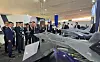 Korea Aerospace Industries (KAI) CEO Kang Goo-young, fourth from left, speaks to visitors at the KAI booth during the 10th International Exhibition of Technology for Defense and Prevention of Disasters in Lima, Peru, on April 25. [KOREA AEROSPACE INDUSTRIES]