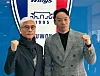 Suwon Samsung Bluewings sporting director Park Kyung-hoon, left, poses for a photo with head coach Yeom Ki-hun during a media day at Suwon Samsung Bluewings Club House in Hwaseong, Gyeonggi on Jan. 11. [YONHAP]