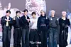 Boy band &TEAM during a press event at the “Back to Life” pop-up store in Seongsu-dong, eastern Seoul, on Oct. 30 [DANIELA GONZALEZ PEREZ]