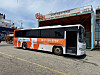 Hanwha Ocean deploys air-conditioned buses that serve as temporary cooling centers to workers toiling in the heat, the shipbuilder announced July 10. [HANWHA OCEAN]