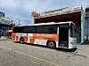 Hanwha Ocean deploys air-conditioned buses that serve as temporary cooling centers to workers toiling in the heat, the shipbuilder announced July 10. [HANWHA OCEAN]