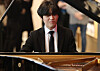 Korean pianist Yunchan Lim performs at the Apple Music Classical launching event at a venue in Jung District, central Seoul, on Jan. 29. 2024. [YONHAP]