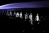 Models walk the runway during the finale of Doucan’s 2026 Spring/Summer show at Seoul Fashion Week, held at Dongdaemun Design Plaza in Jung District, central Seoul, on Sept. 6. [SEOUL METROPOLITAN GOVERNMENT]