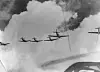 This image, provided by the South Korean Air Force, shows a joint South Korea-U.S. air raid during the 1950-53 Korean War. This image is not directly related to the story. [YONHAP]