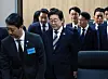 President Lee Jae Myung attends a meeting with global companies on AI cooperation at the Ulsan Exhibition and Convention Center on June 20. [JOINT PRESS CORPS]