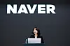 Naver CEO Choi Soo-yeon speaks at the tech firm's 26th general shareholders' meeting on March 26 at Naver's headquarters in Seongnam, Gyeonggi. [NEWS1]