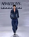 A model walks the runway during New Wave Boys’ 2026 Spring/Summer show at Seoul Fashion Week, held at Dongdaemun Design Plaza in Jung District, central Seoul, on Sept. 4. [SEOUL METROPOLITAN GOVERNMENT]