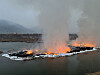 A daljip taeugi (moon house burning) ceremony hosted by Lee Bae takes place in Cheongdo, North Gyeongsang, on Feb. 12, the day of Jeongwol Daeboreum, or the first full moon of the year. [SHIN MIN-HEE]