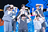 Boy band KickFlip performs B-side track ″Skip It!″ during a showcase held on May 26 at Yes24 Live Hall in eastern Seoul for the release of its second EP “Kick Out, Flip Now!” [DANIELA GONZALEZ PEREZ]