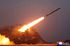 A Hwasal-2 cruise missile is launched in an undisclosed area along the western coast of North Korea on Tuesday morning in this photo released by Pyongyang's state-controlled Korean Central News Agency on Wednesday. [YONHAP]