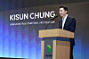 HD Hyundai Chairman Chung Ki-sun delivers opening remarks at the Korea-U.S. Shipbuilding Cooperation Expert Forum held at the HD Hyundai Global R&D Center in Seongnam, Gyeonggi on June 24. [YONHAP]